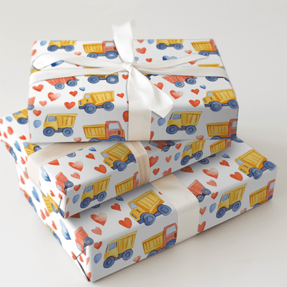 Truckloads of Love - Wrapping Paper - Aspen & Arlo