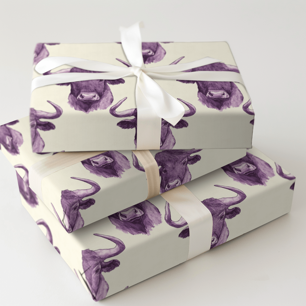Fierce Violet - Wrapping Paper - Aspen & Arlo