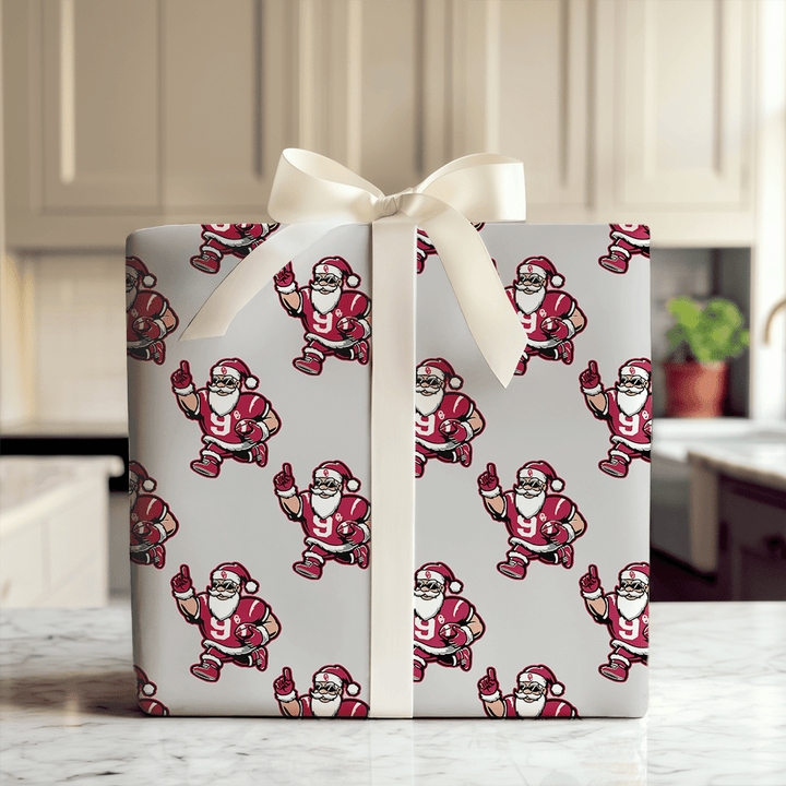 Sleigh the SEC – Sooner Edition - Wrapping Paper - Aspen & Arlo