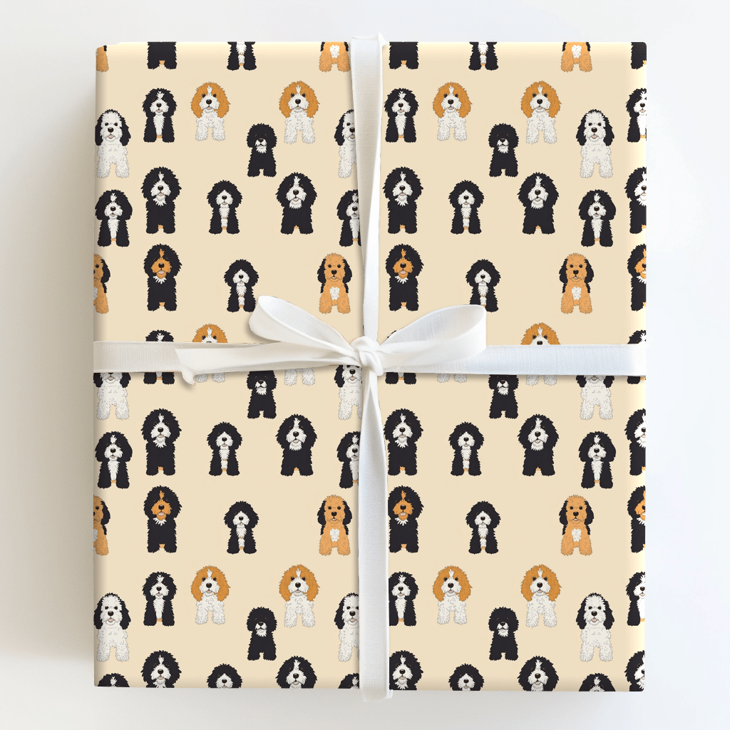 Ruff Sit - Wrapping Paper - Aspen & Arlo