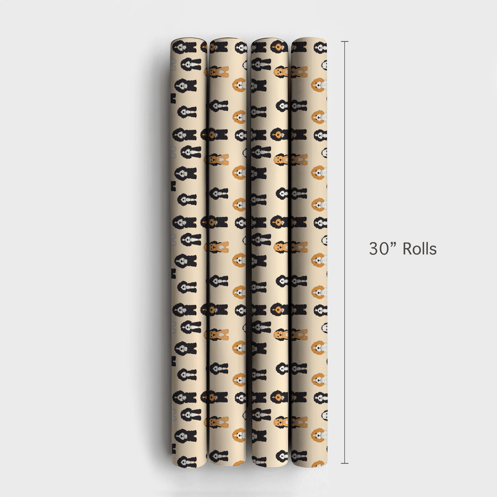 Ruff Sit - Wrapping Paper - Aspen & Arlo