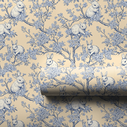 Bunny Blues - Wrapping Paper - Aspen & Arlo