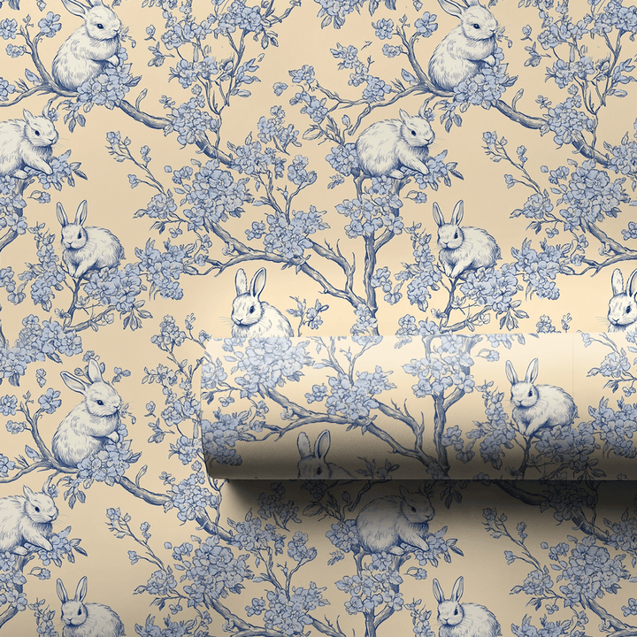 Bunny Blues - Wrapping Paper - Aspen & Arlo