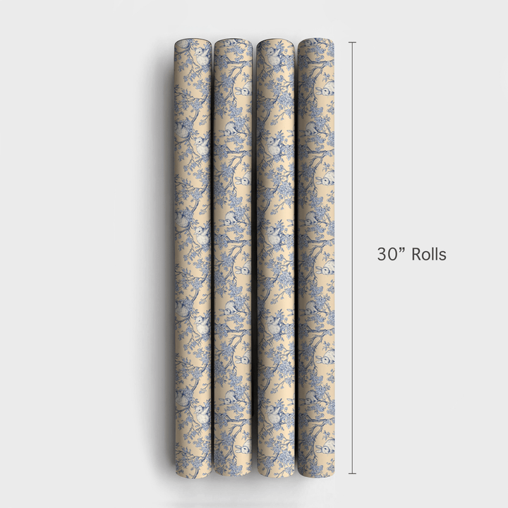 Bunny Blues - Wrapping Paper - Aspen & Arlo