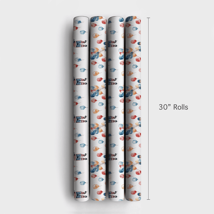 Balloons and Blades - Wrapping Paper - Aspen & Arlo