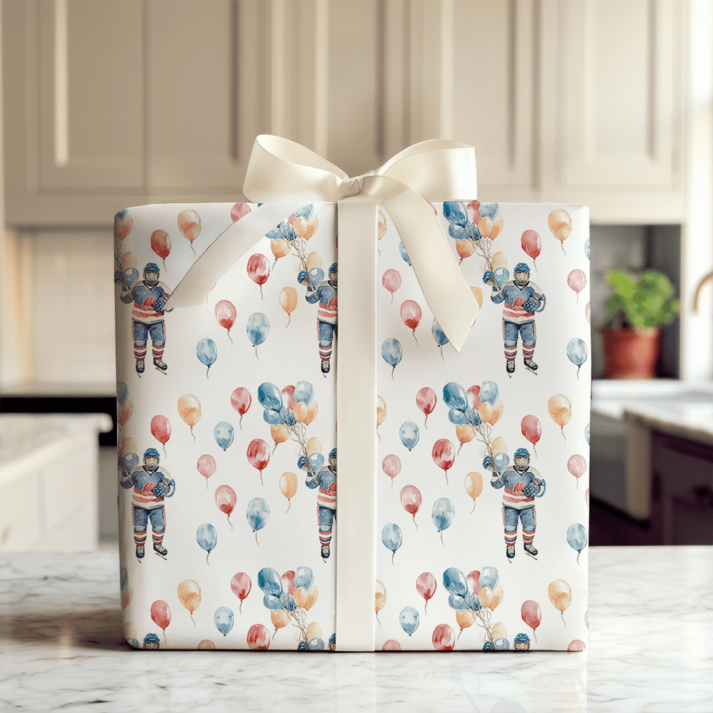 Balloons and Blades - Wrapping Paper - Aspen & Arlo