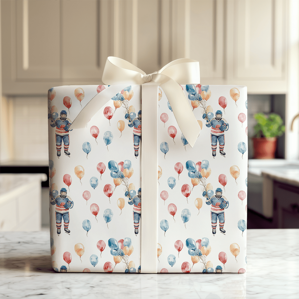 Balloons and Blades - Wrapping Paper - Aspen & Arlo