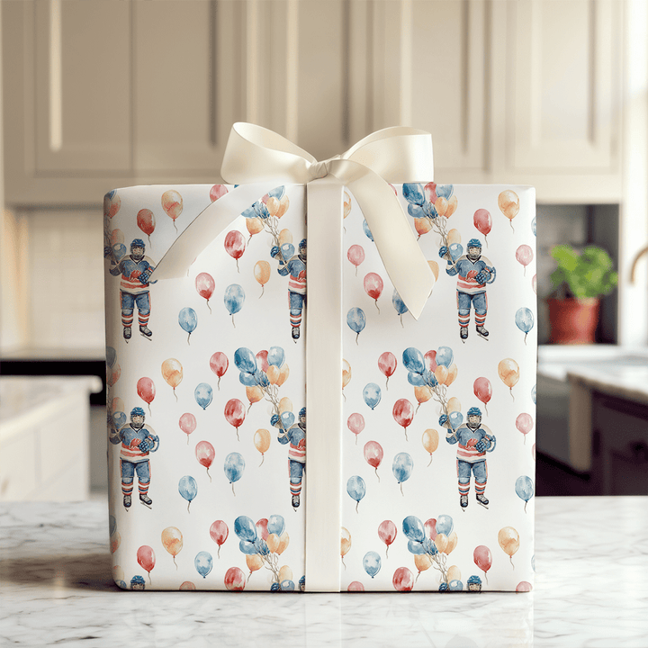 Balloons and Blades - Wrapping Paper - Aspen & Arlo