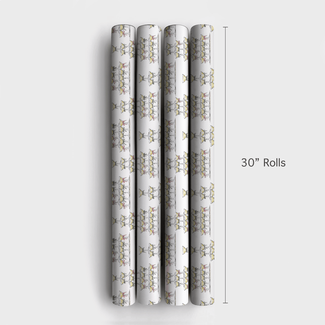 Champagne Christmas - Wrapping Paper - Aspen & Arlo