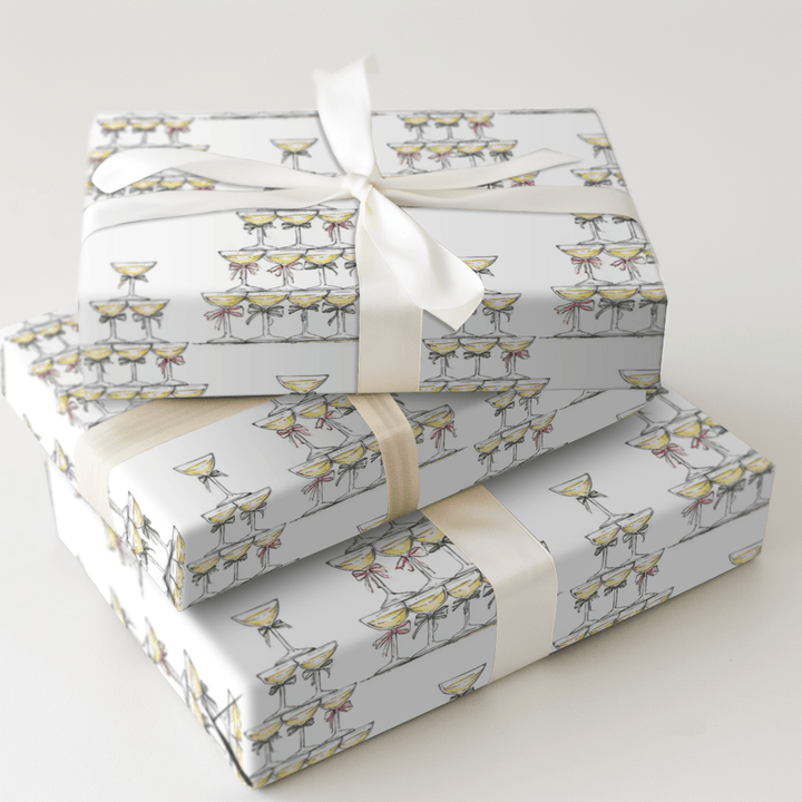 Champagne Christmas - Wrapping Paper - Aspen & Arlo