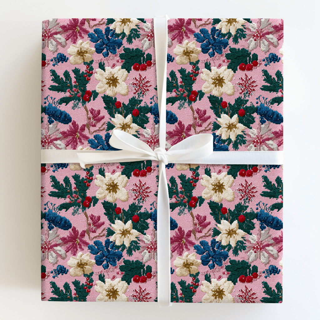 Cross the Blooms - Wrapping Paper - Aspen & Arlo