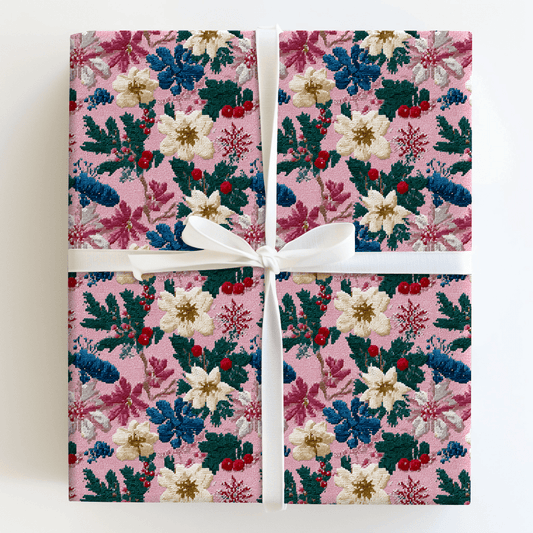 Cross the Blooms - Wrapping Paper - Aspen & Arlo