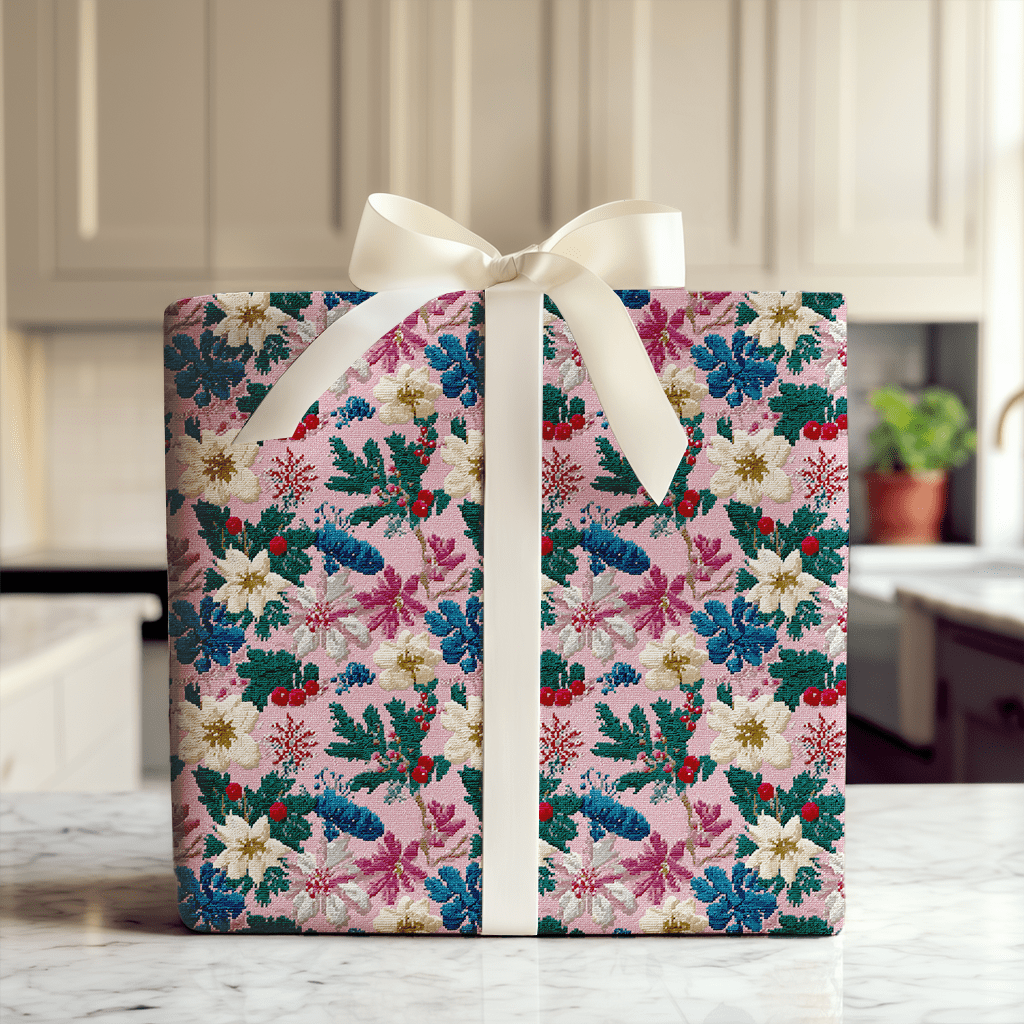 Cross the Blooms - Wrapping Paper - Aspen & Arlo