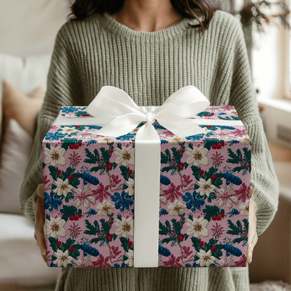 Cross the Blooms - Wrapping Paper - Aspen & Arlo