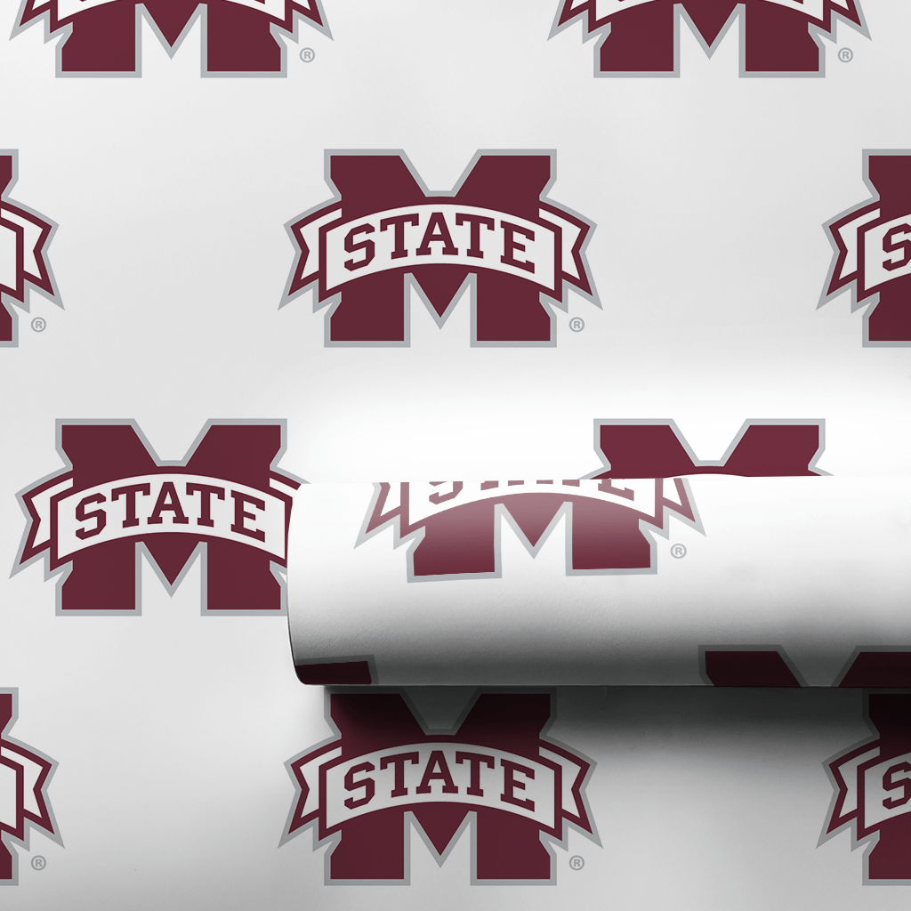 Maroon Momentum - Wrapping Paper - Aspen & Arlo