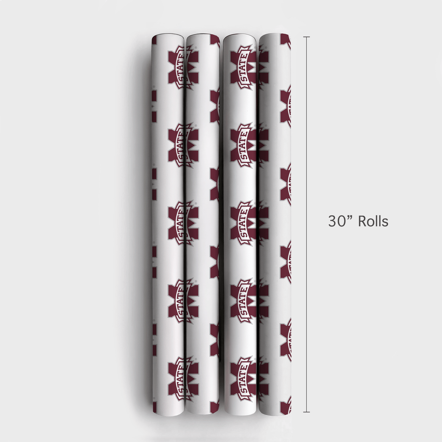 Maroon Momentum - Wrapping Paper - Aspen & Arlo