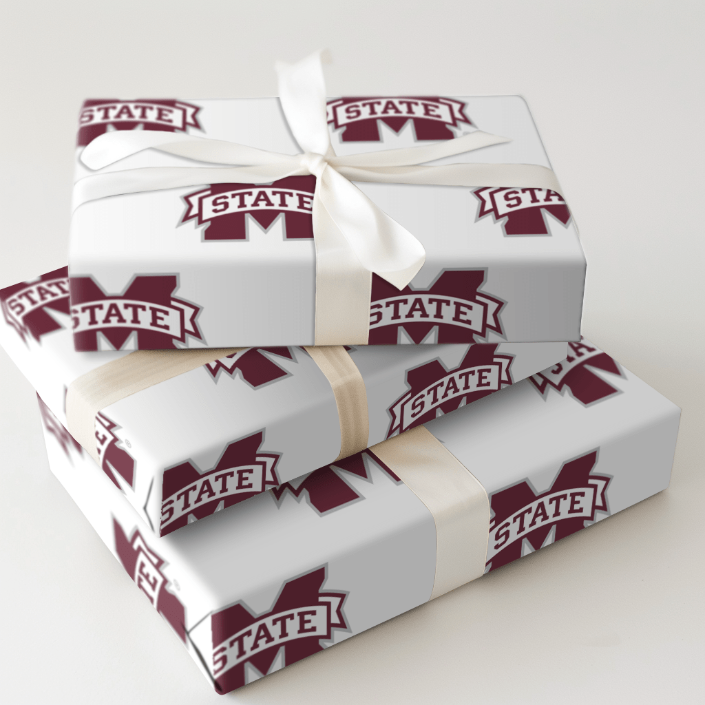 Maroon Momentum - Wrapping Paper - Aspen & Arlo