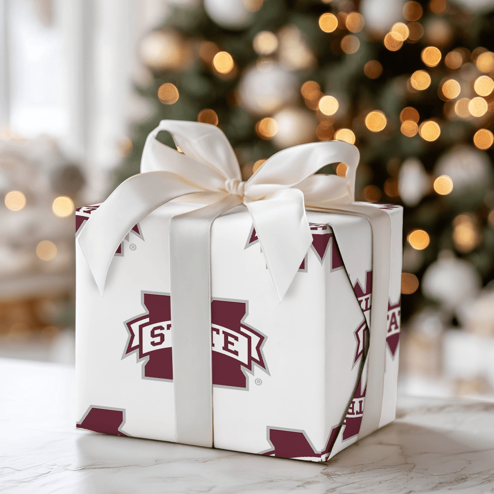 Maroon Momentum - Wrapping Paper - Aspen & Arlo