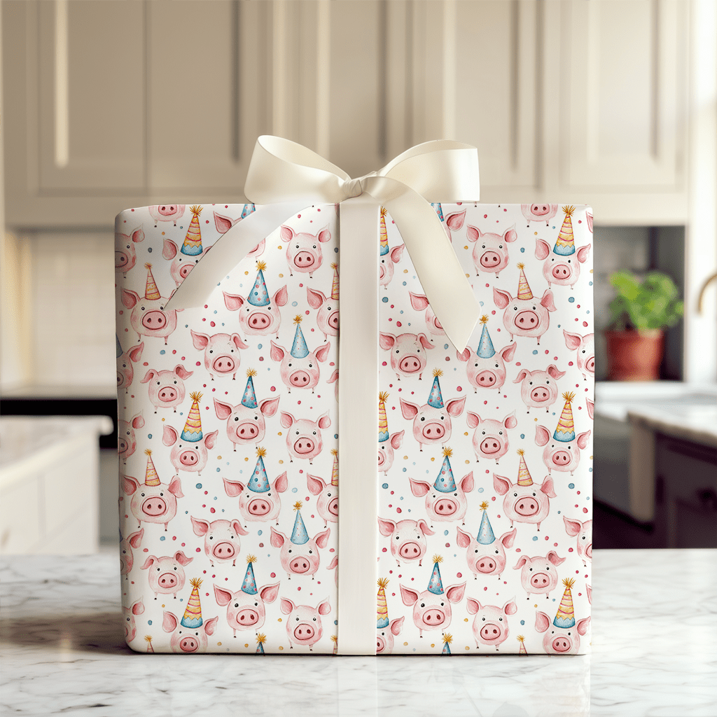 Hogs and Wishes - Wrapping Paper - Aspen & Arlo