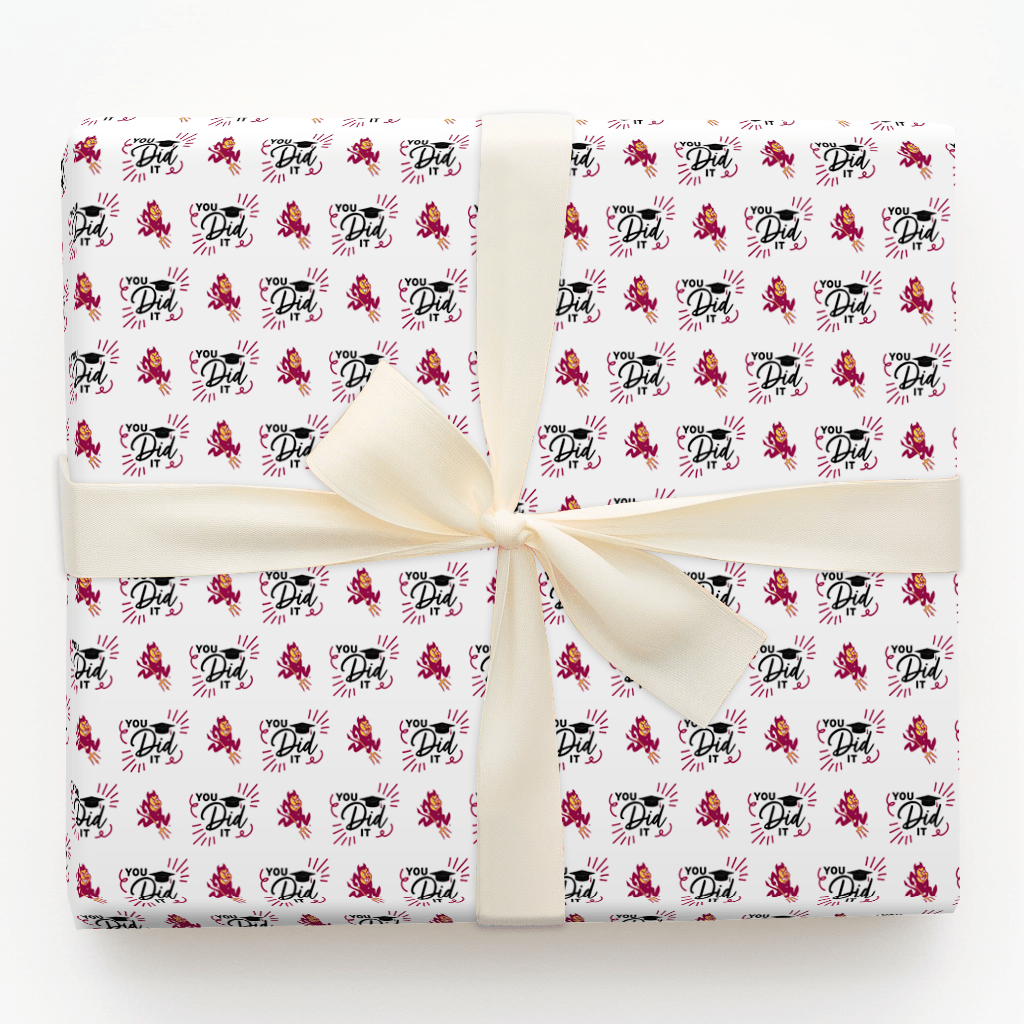 You Did It ASU - Wrapping Paper - Aspen & Arlo