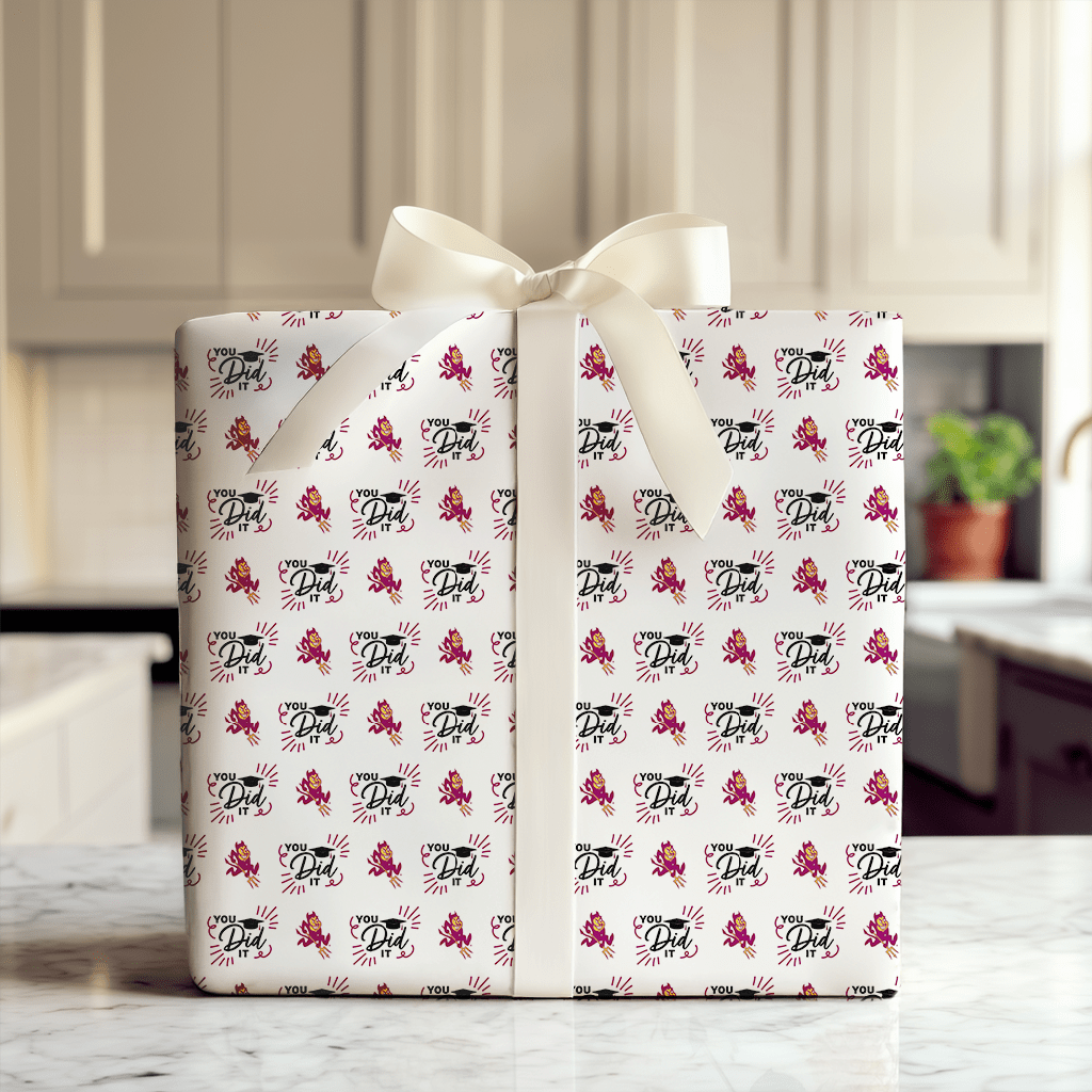 You Did It ASU - Wrapping Paper - Aspen & Arlo