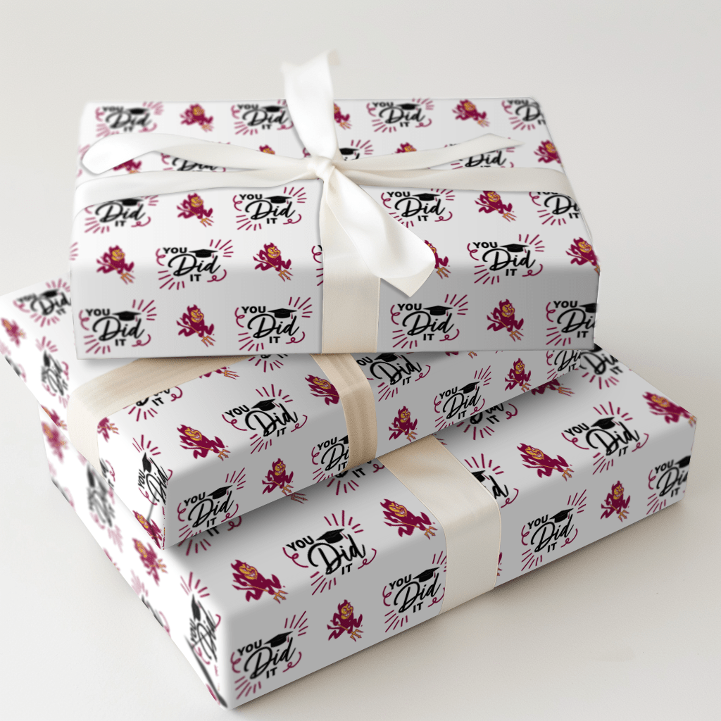 You Did It ASU - Wrapping Paper - Aspen & Arlo