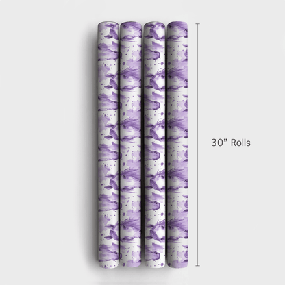 Purple Steel - Wrapping Paper - Aspen & Arlo