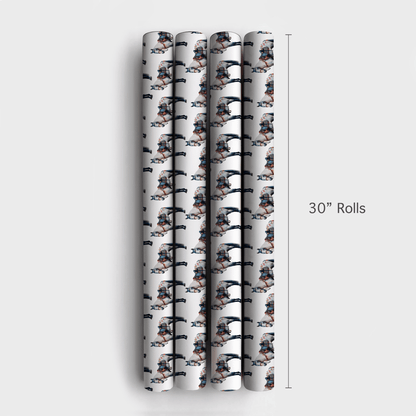 Sleigh Bells Bling - Wrapping Paper - Aspen & Arlo