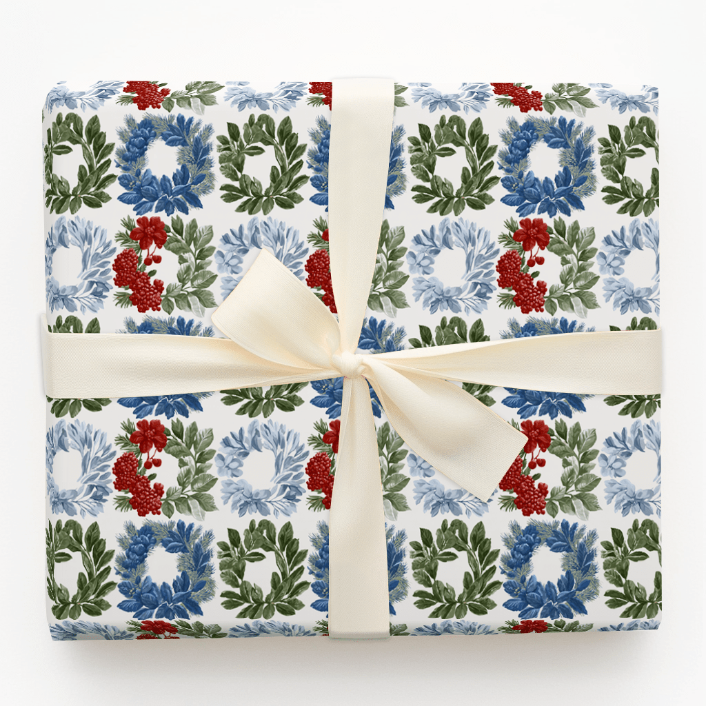 Wreath & Wonder - Wrapping Paper - Aspen & Arlo