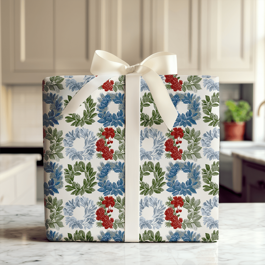 Wreath & Wonder - Wrapping Paper - Aspen & Arlo