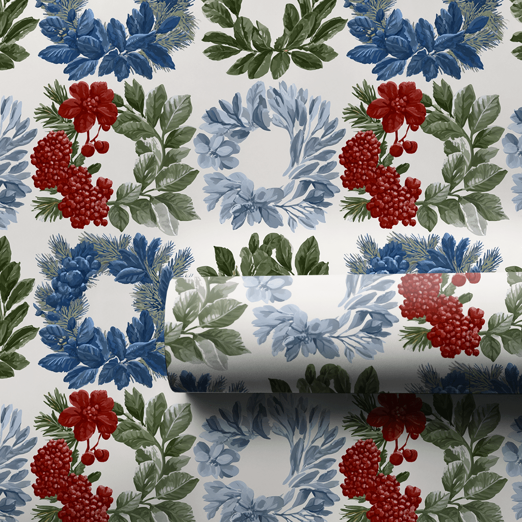 Wreath & Wonder - Wrapping Paper - Aspen & Arlo