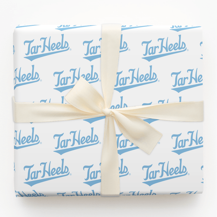 Tar Heels Script - Wrapping Paper - Aspen & Arlo