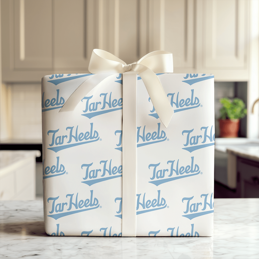 Tar Heels Script - Wrapping Paper - Aspen & Arlo