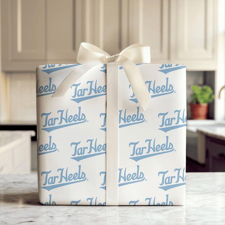 Tar Heels Script - Wrapping Paper - Aspen & Arlo