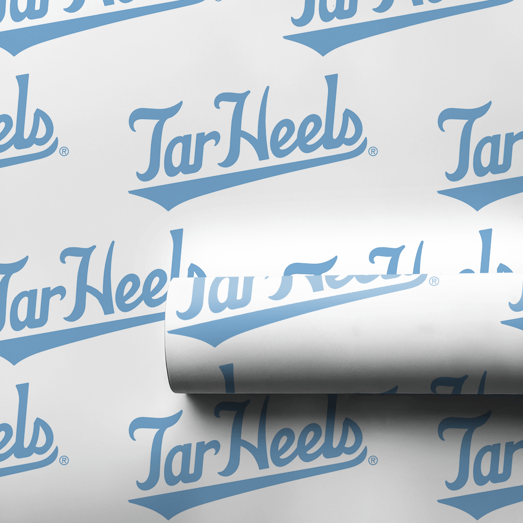 Tar Heels Script - Wrapping Paper - Aspen & Arlo