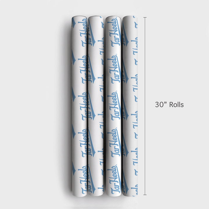 Tar Heels Script - Wrapping Paper - Aspen & Arlo