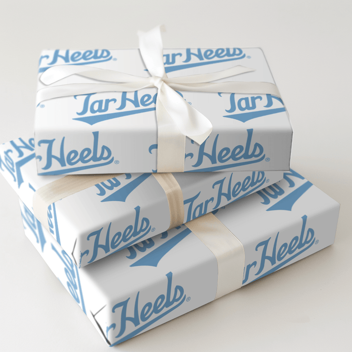 Tar Heels Script - Wrapping Paper - Aspen & Arlo