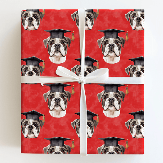 Bulldogged That Degree - Wrapping Paper - Aspen & Arlo