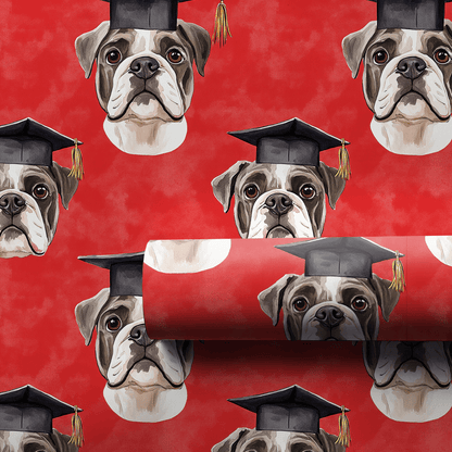 Bulldogged That Degree - Wrapping Paper - Aspen & Arlo