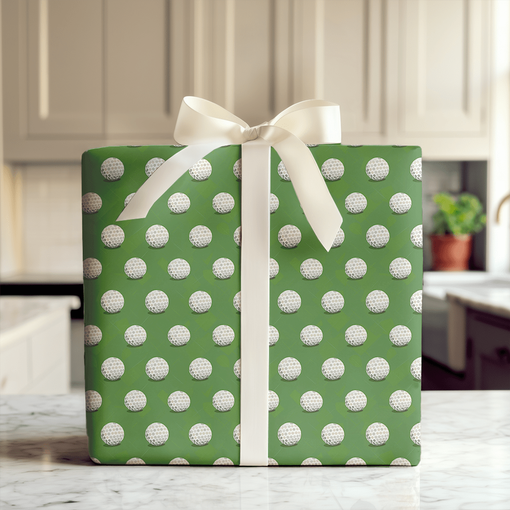 Golf a Round - Wrapping Paper - Aspen & Arlo