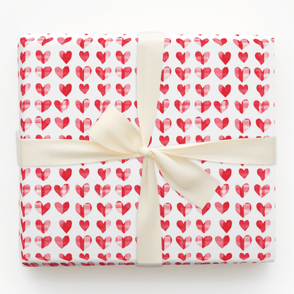 Patchwork Hearts - Wrapping Paper - Aspen & Arlo