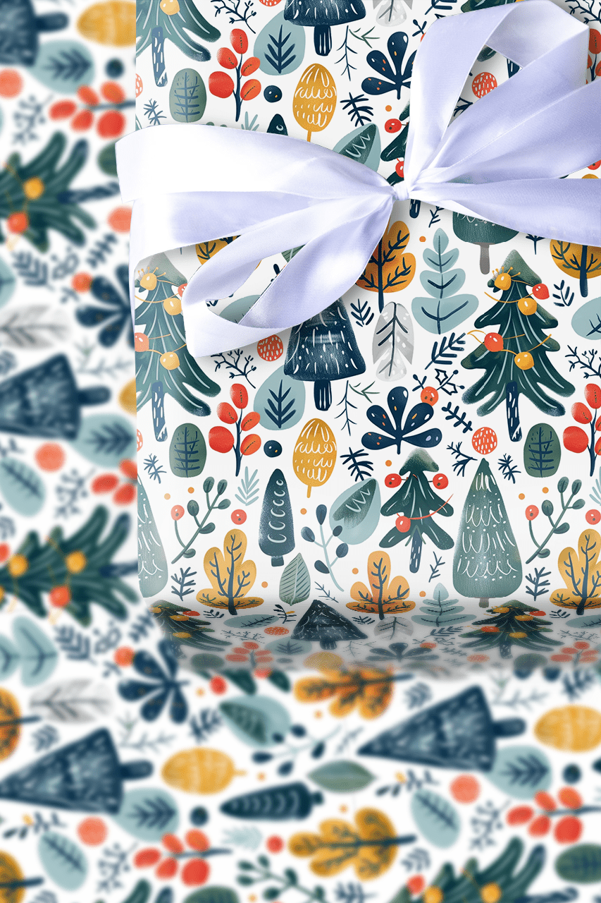 Holiday Hike - Wrapping Paper - Aspen & Arlo