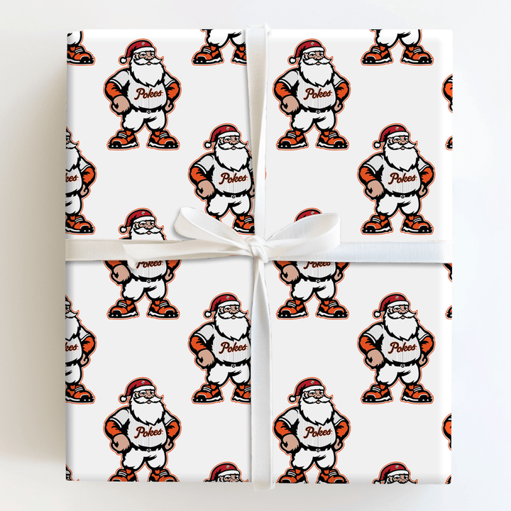 Home Plate Holidays in Stillwater - Wrapping Paper - Aspen & Arlo