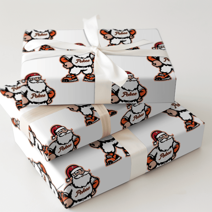 Home Plate Holidays in Stillwater - Wrapping Paper - Aspen & Arlo