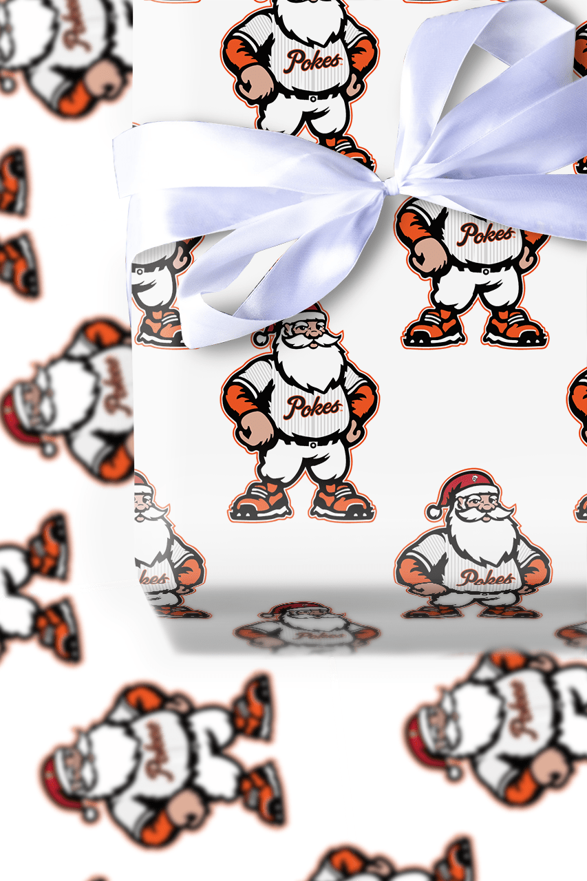 Home Plate Holidays in Stillwater - Wrapping Paper - Aspen & Arlo