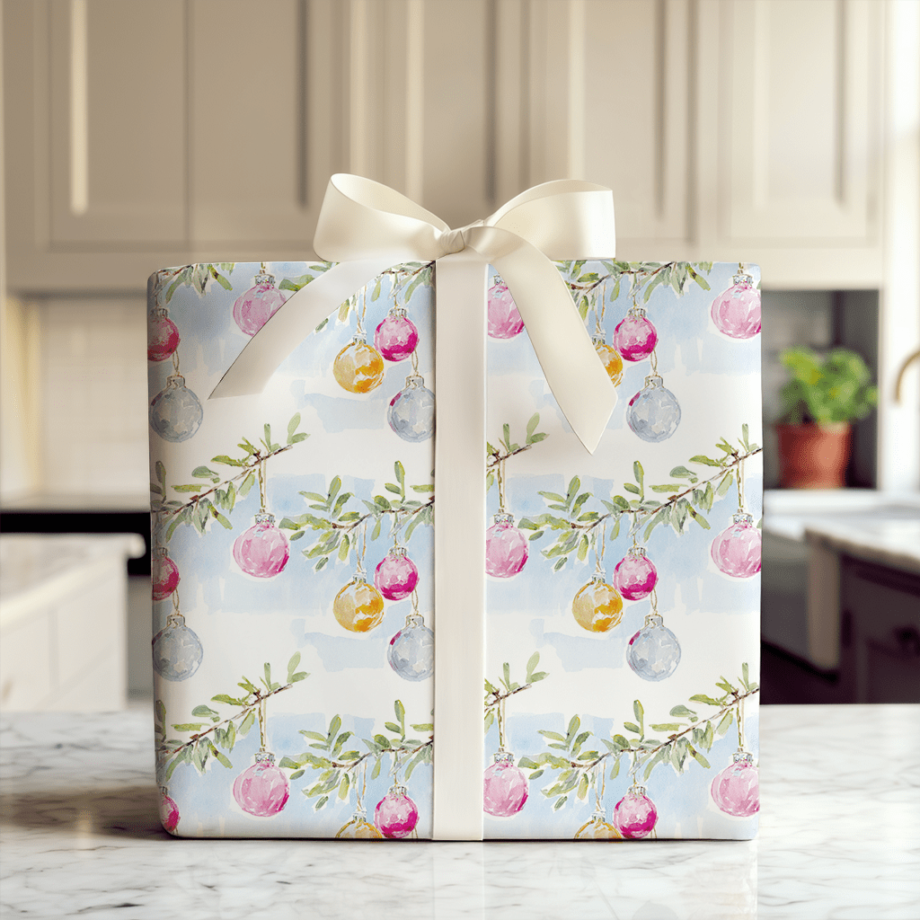 Ornament Lane - Wrapping Paper - Aspen & Arlo