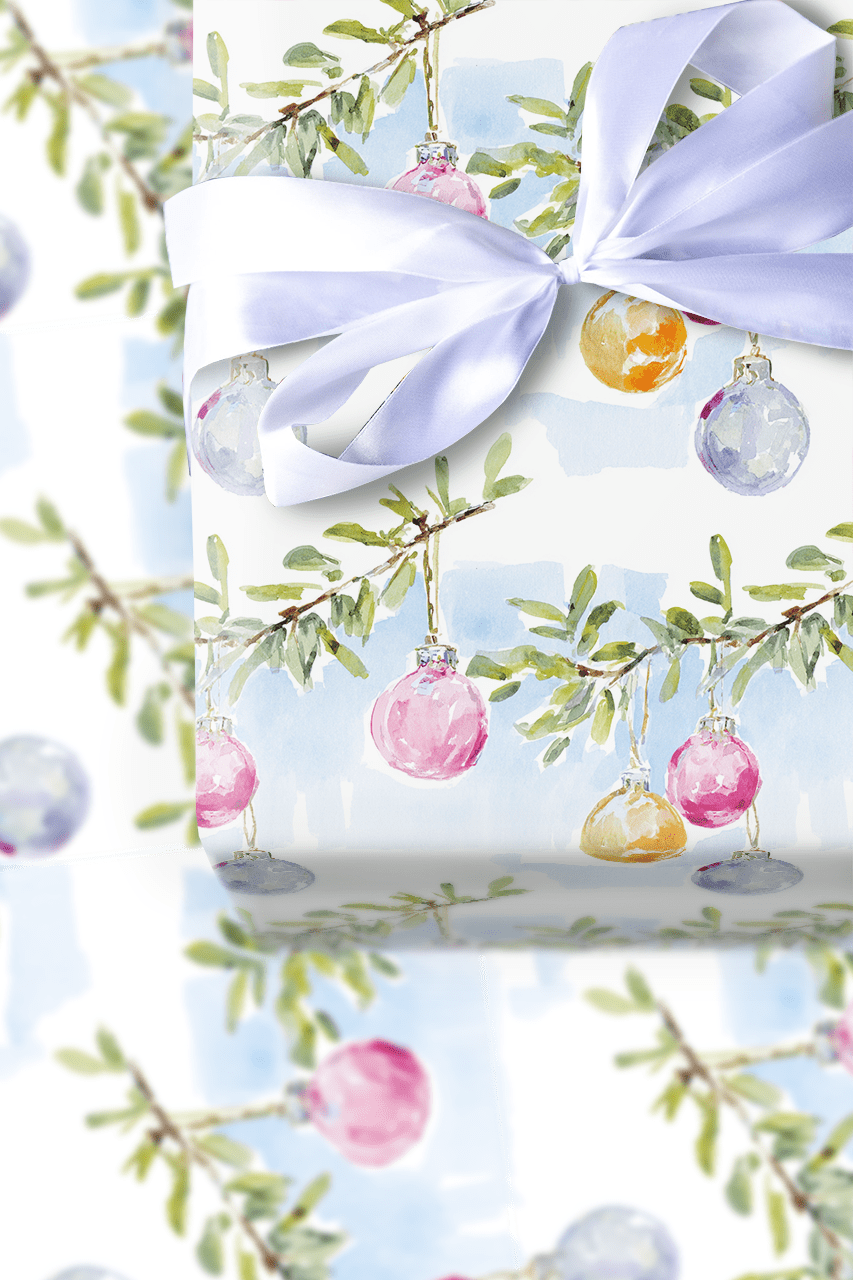 Ornament Lane - Wrapping Paper - Aspen & Arlo