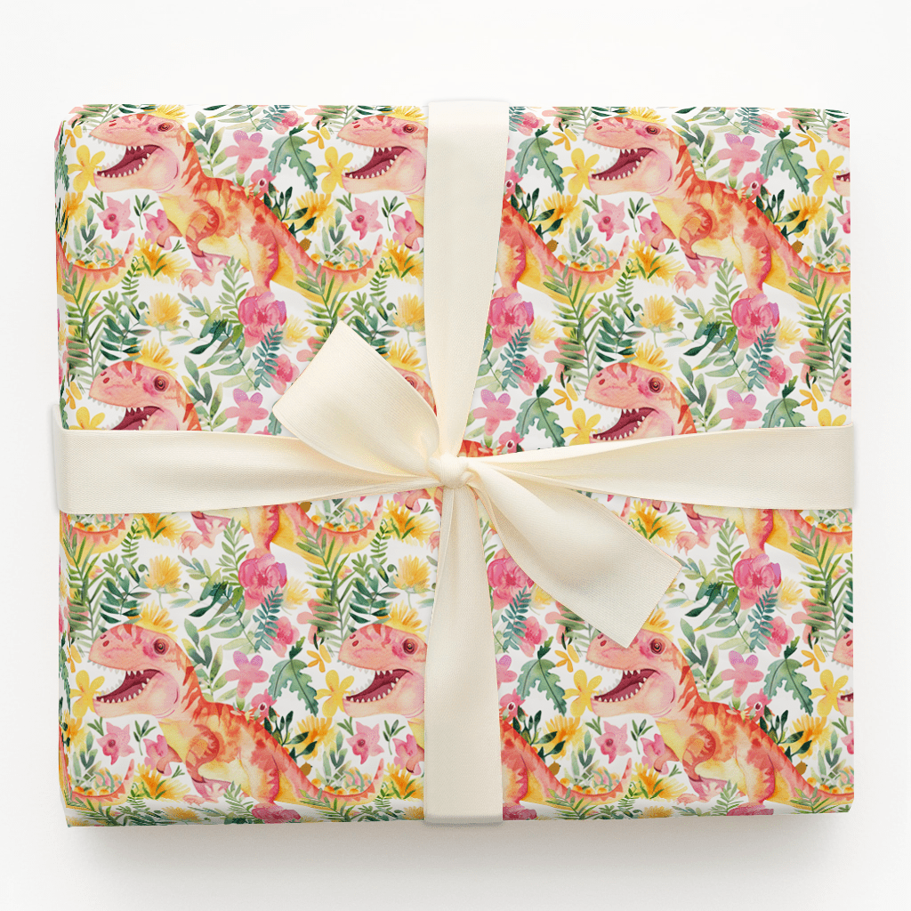 T - Rex Fest - Wrapping Paper - Aspen & Arlo