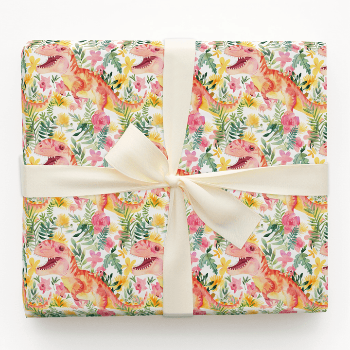 T - Rex Fest - Wrapping Paper - Aspen & Arlo