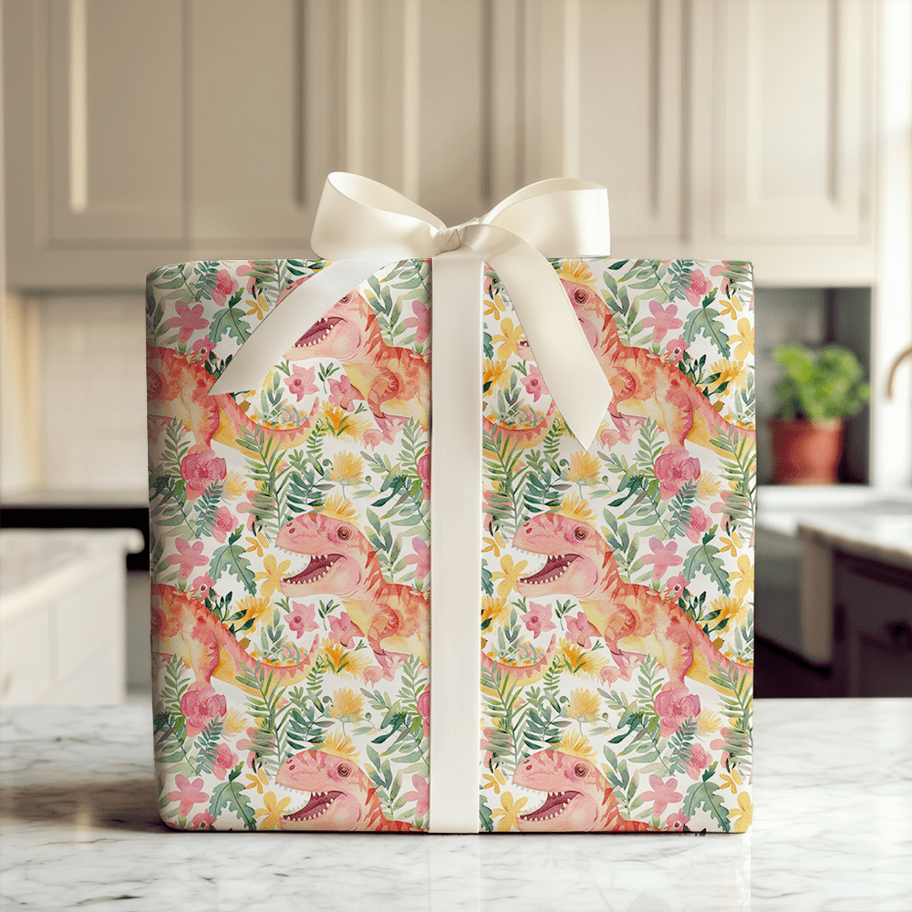 T - Rex Fest - Wrapping Paper - Aspen & Arlo